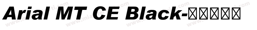 Arial MT CE Black字体转换